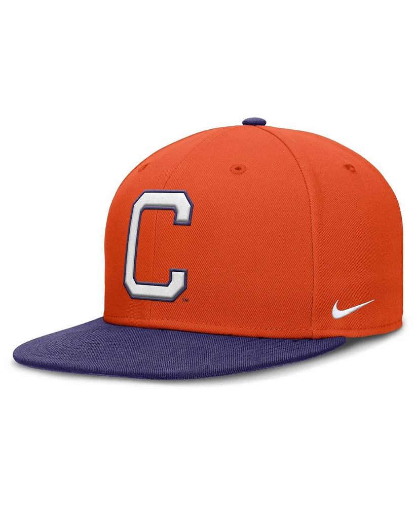 Nike Men's Orange/Purple Clemson Tigers Two-Tone Primetime Performance Fitted Hat