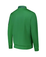 Colosseum Men's Green Notre Dame Fighting Irish Mainframe Quarter-Zip Fleece Jacket