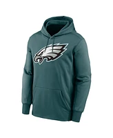 Nike Men's Jalen Hurts Midnight Green Philadelphia Eagles Player Name Number Performance Pullover Hoodie