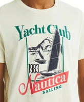 Nautica Men's Yacht Club Logo Graphic T-Shirt