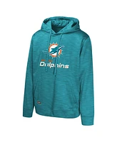 Outerstuff Men's Aqua Miami Dolphins Streak Fleece Pullover Hoodie