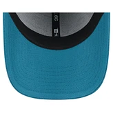 New Era Men's Teal Jacksonville Jaguars Throwback Crawl Standard 39THIRTY Flex Hat