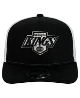 New Era Men's Black Los Angeles Kings Core Trucker 9SEVENTY Stretch-Snap Hat