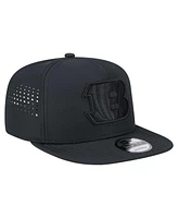 New Era Men's Black Cincinnati Bengals Hydro A-Frame 9FIFTY Snapback Hat