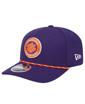 New Era Men's Purple Clemson Tigers Coolera 9SEVENTY Rope Stretch-Snap Hat