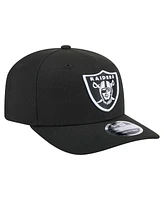 New Era Men's Black Las Vegas Raiders 9SEVENTY Stretch-Snap Hat