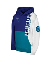 Outerstuff Big Boys and Girls Purple Charlotte Hornets Splash Pullover Hoodie