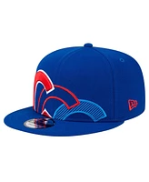 New Era Men's Royal Chicago Cubs Team Shadow 9FIFTY Snapback Hat