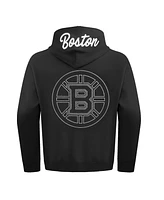 Pro Standard Men's Black Boston Bruins Paint the City Pullover Hoodie