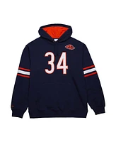 Mitchell & Ness Men's Walter Payton Navy Chicago Bears Retired Player Name Number Pullover Hoodie