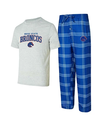 Concepts Sport Men's Boise State Broncos T-Shirt Pants Sleep Set