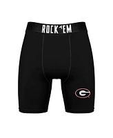 Rock 'Em Men's Georgia Bulldogs Primary Crew Socks Boxer Briefs Combo Pack