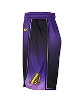 Nike Men's Purple Los Angeles Lakers 2024/25 City Edition Swingman Shorts