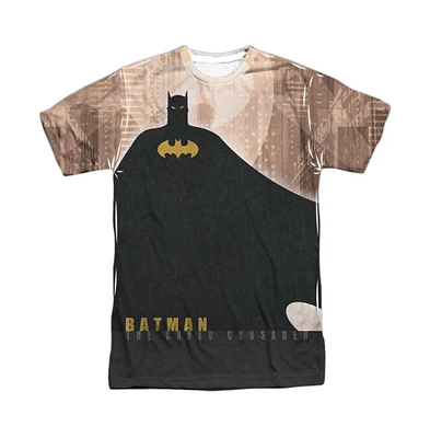 Batman Men's City Crusader Short Sleeve Adult Poly Crew Tee / T-Shirt