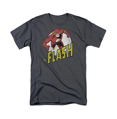 Flash Men's Dc Comics Run Short Sleeve Adult Tee / T-Shirt