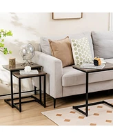 Gouun 3 Pieces Multifunctional End Table Set
