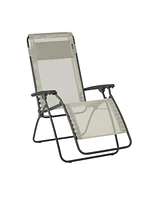 Lafuma R-Clip Batyline Iso Relaxation 0 Gravity Outdoor Lounge Recliner, Seigle