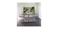 Slickblue Flat Screen Tv Stand - Modern Entertainment Center by Convenience Concepts