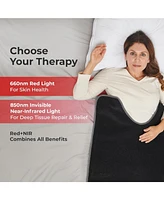 Lifepro Infrared Red Light Therapy Body Wrap - Pain Relief & Recovery Mat with 3 Modes, 660nm & 850nm Red Light Therapy