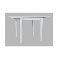 Jofran Wire-Brushed Acacia Drop-Leaf Coastal Wire-Brushed Acacia Dining Table