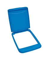 Rev-a-Shelf 35 qt. Trash Can Replacement Lid, Blue (Lid Only), Rv-35-lid-22-1-40