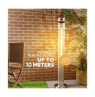 SereneLife 900W Electric Patio Heater with Remote Control