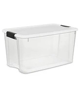 Sterilite 116 Qt Clear Storage Tote, 4 Pack, & 70 Qt Clear Storage Tote, 4 Pack