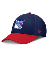 Fanatics Men's Navy/Red New York Rangers Authentic Pro Rink Flex Hat