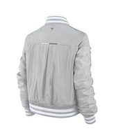 Fanatics Women's Gray Detroit Lions Elements Wave Full-Snap Jacket