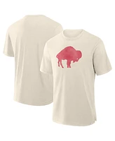 Fanatics Men's Cream Buffalo Bills Slub T-Shirt