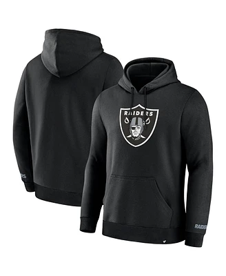 Fanatics Men's Black Las Vegas Raiders Legacy Fleece Pullover Hoodie