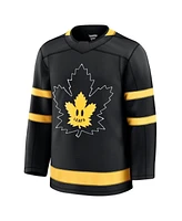 Fanatics Men's Auston Matthews Black Toronto Maple Leafs Captain Patch Alternate Premium Jersey