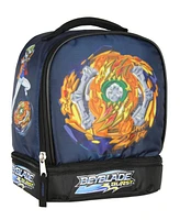 Beyblade Burst Fafnir Spinner Top Fumiya Kindo Dual Compartment Insulated Lunch Box Bag Tote