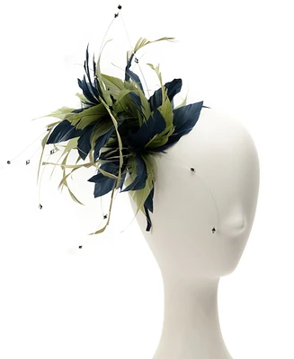 August Hats Two-Tone Feather Fascinator