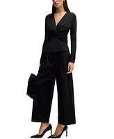 Boss by Hugo Women's Regular-Fit High-Waisted Trousers