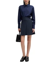 Boss by Hugo Women's Pleat-Front Skirt