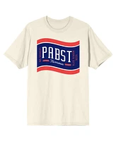 Pabst Blue Ribbon Men's We Suggest... Natural Short Sleeve Tee