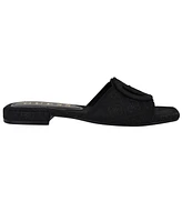 Guess Women's Tarishae One Band Quattro-g Slip On Flat Sandals