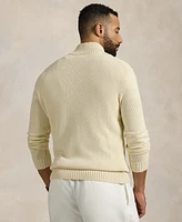 Polo Ralph Lauren Men's Big & Tall Cotton Quarter-Zip Sweater