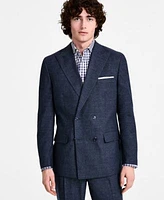 Tommy Hilfiger Mens Modern Fit Double Breasted Suit Separates