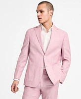 Michael Kors Mens Classic Fit Pink Suit Separates