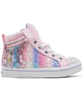 Skechers Little Girls Twi-Lites - Charm Glitz Light-Up Casual Sneakers from Finish Line