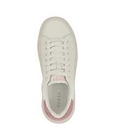 Guess Women's Elbina Contrast Heel Platform Lace-Up Sneakers