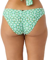 O'Neill Juniors' Shell Abstract Blue Lagoon Bikini Bottoms