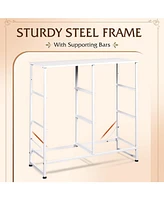 Wlive Fabric Dresser for Bedroom 6 Drawer Double Storage Tower with Bins Chest of Drawers Closet Living Room Hallway