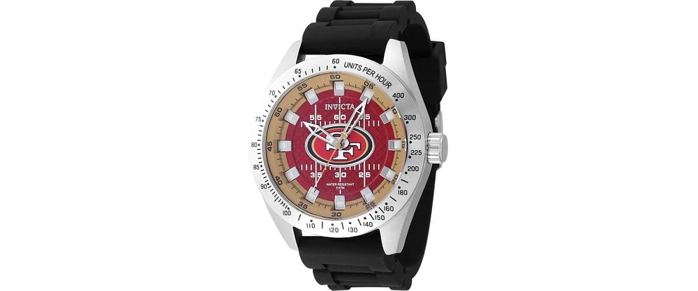 Invicta Men's 47860 Nfl San Francisco 49ers Quartz Multifunction Red, Beige Dial Watch