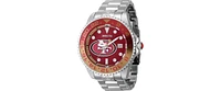 Invicta Men's 45032 Nfl San Francisco 49ers Automatic 3 Hand Black, Red, Khaki Dial Watch