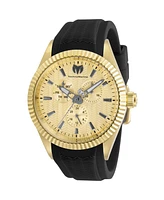 TechnoMarine Men's Tm-719024 Sea Quartz 3 Hand Gold Dial Watch