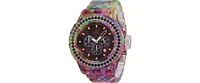 Invicta Men's 35433 Subaqua Quartz Chronograph Black, Red, Purple Dial Watch