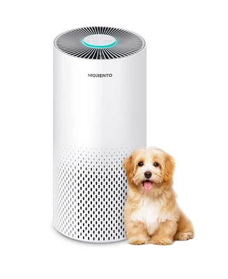 Morento Air Purifiers for Home Large Room Up to 1076 Ft2, H13 Hepa Air Purifiers for Bedroom 22 dB, Air Cleaners for Pet Dander, Dust, Pollen, Odor, S